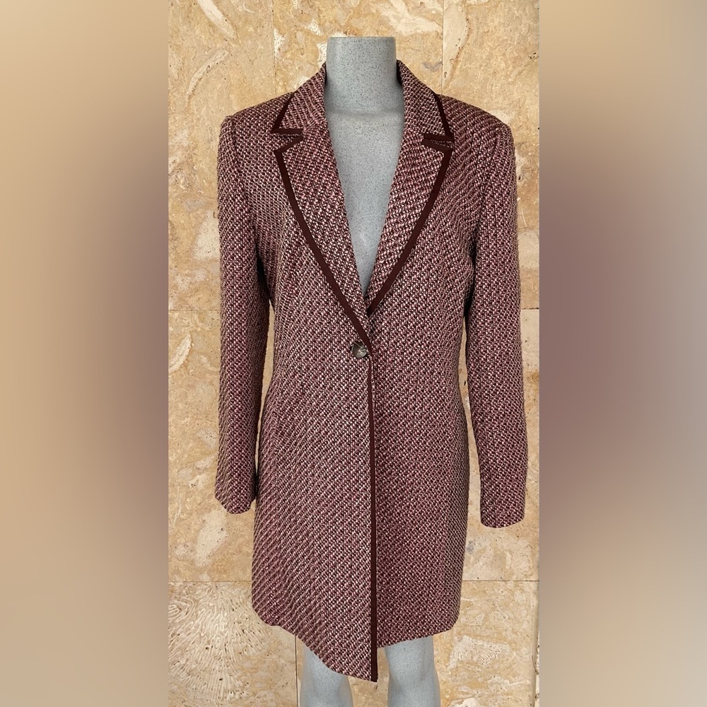 Lew Magran Elegant Tweed Women's Coat - Picture 2 of 10